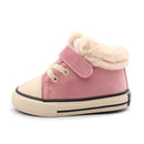 Baby Winter Shoes Girls 1-3 Years Old Warm Fur Boys Shoes Plus Velvet Girls Toddler Boots 2022 Winter Children&
