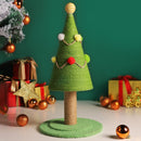 Christmas Tree Cat Climbing Frame Sisal Cat Scratcher Column Grinding Paws Cat Scratching Board Pet Furniture Christmas Decor