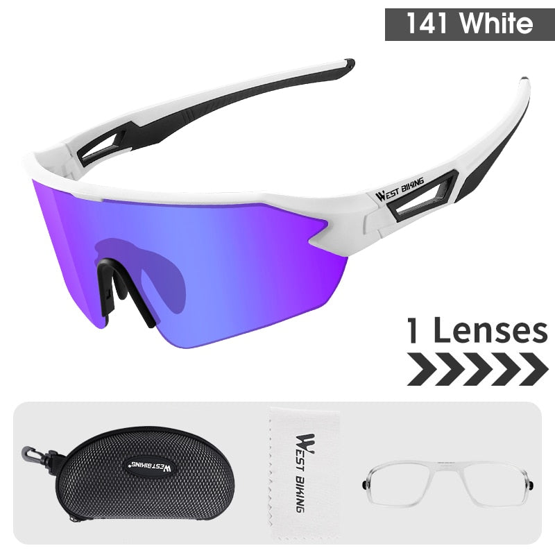 WEST BIKING HD Polarized Cycling Glasses UV400 Protection Bicycle Outdoor Sports Sunglasses MTB Road Bike Goggles Eyewear