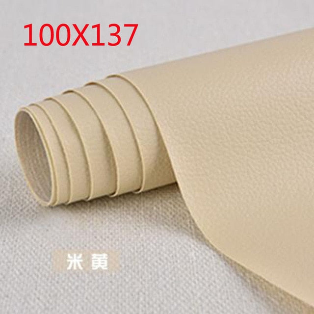 50/100x137cm Self Adhesive PU Leather Fabric Patch Sofa Repairing Patches Stick-on Leather PU Fabrics Stickers patches Scrapbook