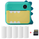 Cámara instantánea para niños Cámara de impresión 1080P Video Foto Cámara digital con papel de impresión para niños Cumpleaños Regalo de Navidad