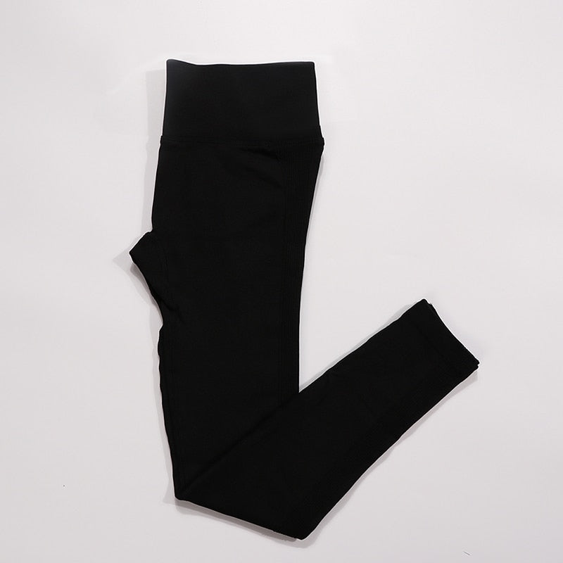 Pantalones de Yoga Push Up sin costuras de cintura alta, mallas deportivas para mujer, mallas deportivas para correr, gimnasio, energía, pantalones deportivos