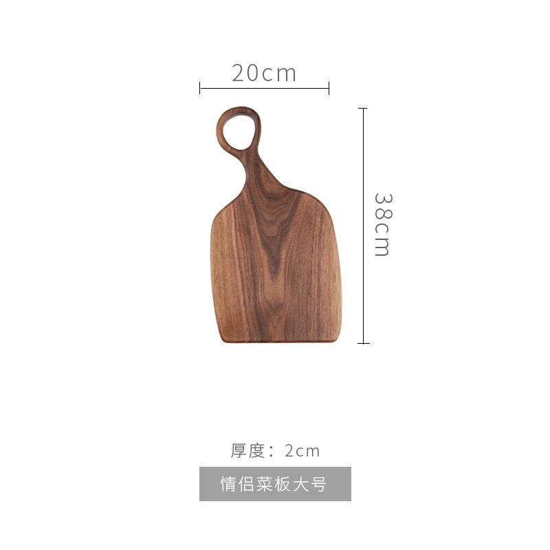 Black Walnut Wood Kitchen  Cutting Board Solid Wood Rootstock Lacquerless Fruit Chopping board Kitchen wooden cutting board