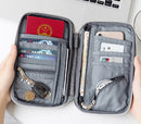 Cartera de viaje Acoki, soporte para pasaporte familiar, organizador de documentos de viaje, funda de pasaporte duradera con bloqueador RFID para hombres y mujeres.