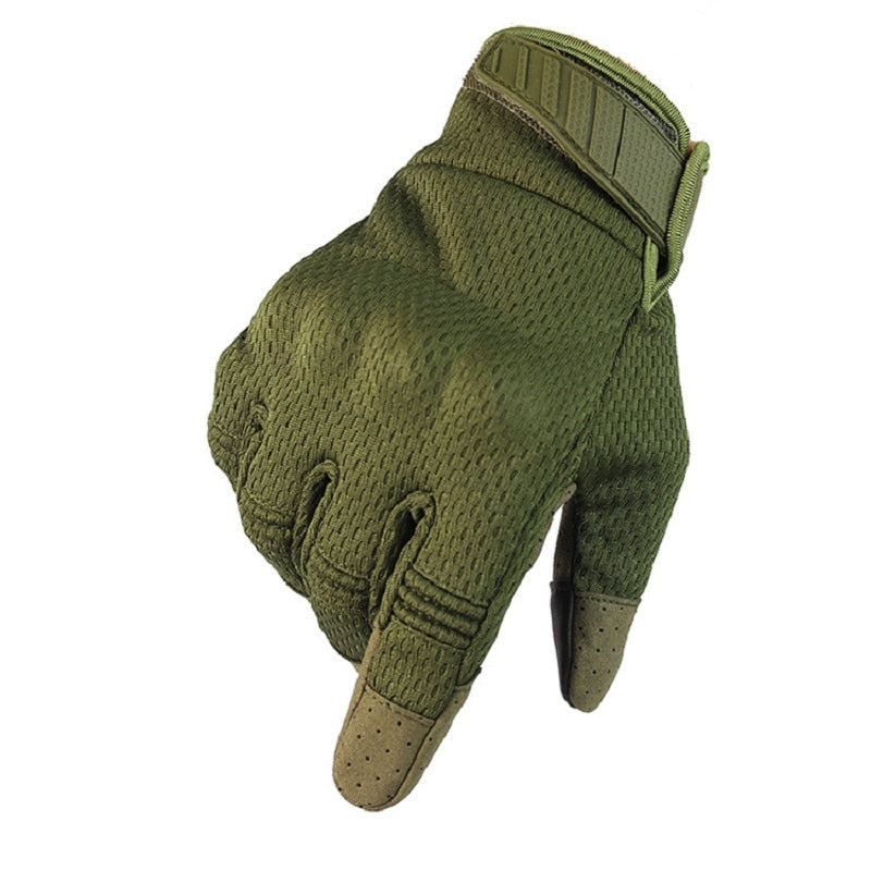 Guantes de montar para hombre Ciclismo Bicicleta Dedo completo Motos Guantes de carreras Antideslizante Pantalla táctil Deportes al aire libre Guantes tácticos Proteger equipo