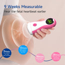 Yongrow Fetal Doppler Baby Monitor LCD Display Portable Baby Heart Rate Monitor With Earphone YK-90C For Pregnant Women