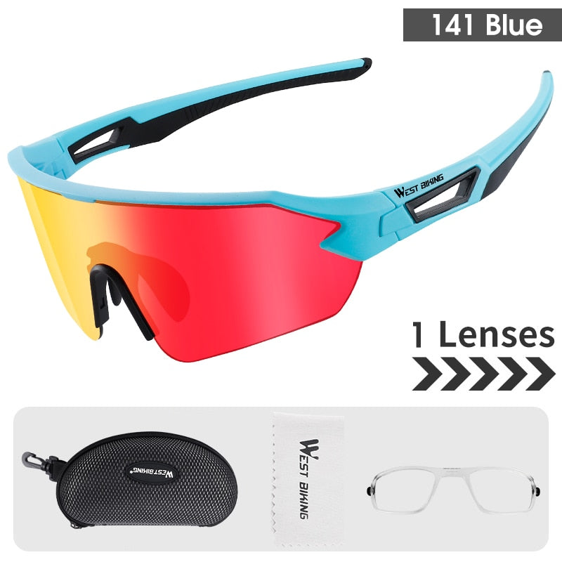 WEST BIKING HD Polarized Cycling Glasses UV400 Protection Bicycle Outdoor Sports Sunglasses MTB Road Bike Goggles Eyewear