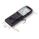 32GB/16GB/8GB High-Quality Digital Audio Voice Recorder a key lock screen Telephone Recording Real Time Display with MP3 Player
