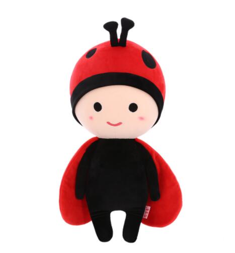 Creative Cartoon Ladybug Stuffed Children Plush Toy Birthday Gift