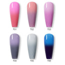 Beautilux Glitter Nail Gel Polish Kit 6pcs/set x10ml Mermaid Platinum Rainbow Chameleon Semi Permanent Nails Art Varnish Lot