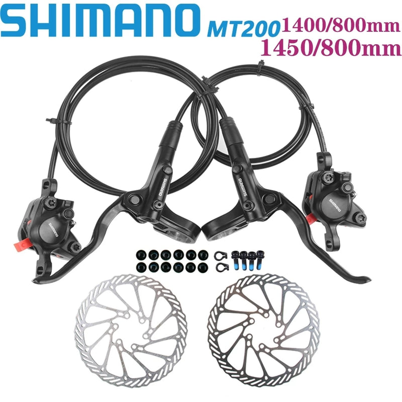 Shimano BR BL MT200 freno de bicicleta MTB freno de disco hidráulico 750/800/1350/1450/1500mm frenos de abrazadera de montaña actualizado MT315