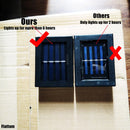 Luz LED Solar inteligente para exteriores, lámparas de decoración de jardín impermeables para balcón, patio, luz de pared de calle, lámpara Solar para exteriores de jardín