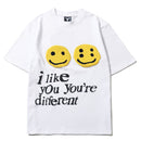 Kanye West Kids See Ghosts Oversize Men T Shirt Tour Commemorative Printed Retro Loose Harajuku Crew Neck Short Sleeve T-shirt