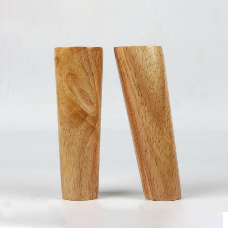 4Pcs Height10-30cm Solid Wood Furniture Legs, Inclined Cone Sofa Bed Cabinet Table and Chair Replacement Feet Sloping Foot