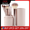 FJER 7-9PCS Makeup Brushes Kit Beauty Makeup Brush тени для век Cosmetic Blush Foundation Eyeshadow Concealer кисти для макияжа