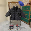 Fashion Baby Boy Girl Cotton Padded Jacket Winter Infant Toddler Child Coat Waist Belt Warm Thick Outwear Baby Clothes 2-10Y