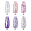 Beautilux Glitter Nail Gel Polish Kit 6pcs/set x10ml Mermaid Platinum Rainbow Chameleon Semi Permanent Nails Art Varnish Lot