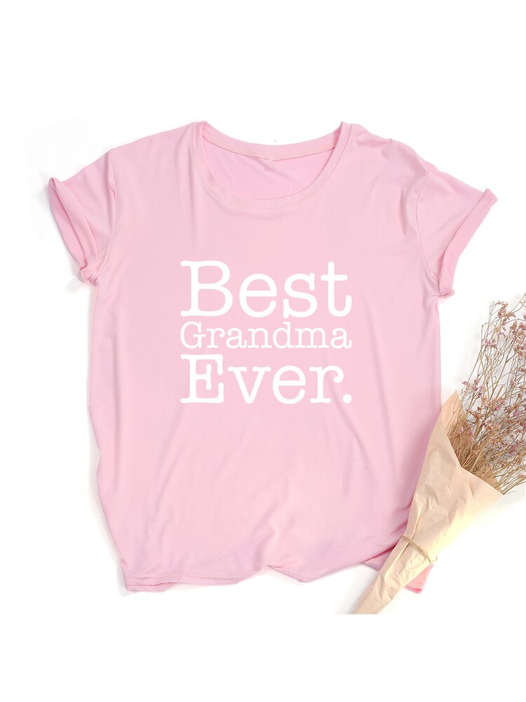 Best Grandma Ever T-Shirt Best Mom T Shirt Gift for New Grammy Cute Mothers Day Tee Funny Grandmother T Shirts Clothes