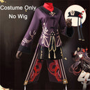 Genshin Impact Hutao Cosplay Costume Uniform Wig Cosplay Anime Game Hu Tao Chinese Style Halloween Costumes For Women