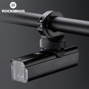 ROCKBROS 400-1000LM Bike Light Bicycle Headlight With Mount Holder IPX3 USB Rechargeable Bike Flashlight Combo Out Front Holder