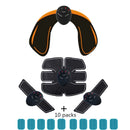 Estimulador muscular inalámbrico EMS, entrenamiento inteligente, entrenamiento Abdominal, pegatinas adelgazantes eléctricas, masajeador adelgazante corporal