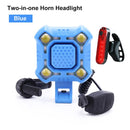 WEST BIKING 140dB Bike Bell 4 Lamp Cycling Light 1200mAh Electric Horn Waterproof USB Charging Doorbell Loud Alarm Bicycle Bell