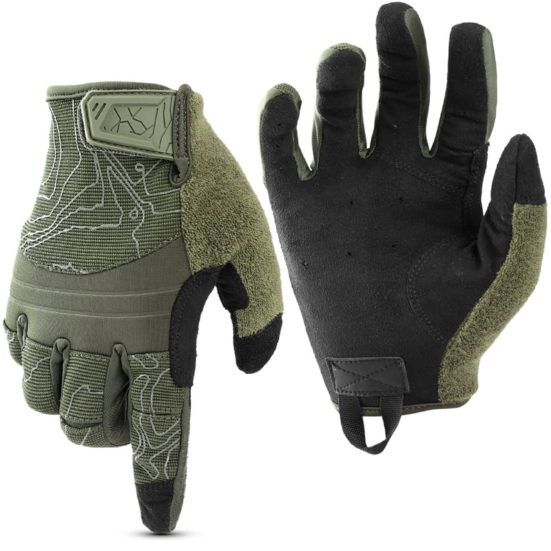 Guantes militares tácticos transpirables para conducir, Paintball militar, tiro, Airsoft, combate, pantalla táctil, protector de dedo completo para hombres