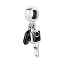 Hot sale Car Keys Sterling Silver 925 Charms Pendant beads Fit JIUHAO bracelets for DIY jewelry making