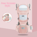 Ergonomic Baby Carrier Infant Baby Hipseat Carrier Front Facing Ergonomic Kangaroo Baby Wrap Sling for Baby Travel