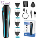 YBLNTEK 3 In 1 Electric Hair Trimmer for Men Grooming Kit Beard Nose &amp; Ear Trimmer Rechargeable Barber Hair Cutting Machine