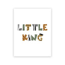 Baby Lion Print Wildlife Animal Black White Photography Poster Kids Quote Scandinavian Art Canvas Painting Home Decor