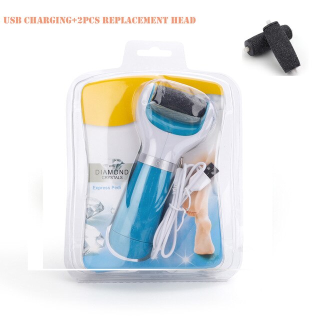 Electric Foot File Care Tool Feet Hard Dead Skin Removal Battery Power Foot USB Exfoliator Heel Callus Remover Pedicure Device