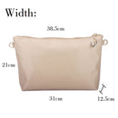 Nylon Bag Insert Organizer with Zipper Pockets Soft Light Perfect Purse Organizer To Keep Everything Neat Bolsa De Maquiagem