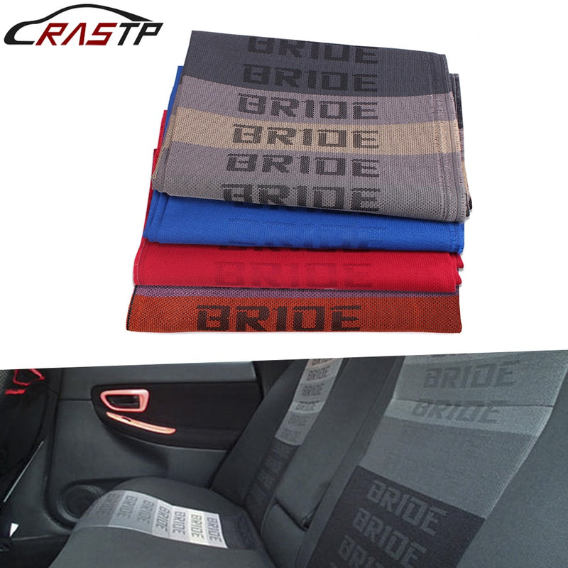 RASTP-100CM x160CM JDM BRIDE Racing Car Seats Fabric Bride Fabric Cloth Auto Fabric Interior Accessory (1pcs=1m*1.6m )RS-BAG041