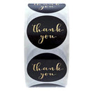 500pcs Round Labels Kraft Paper Thank You Sticker Dragees Candy Bag Flower Gift Box Cake Boxes and Packaging Wedding Stickers