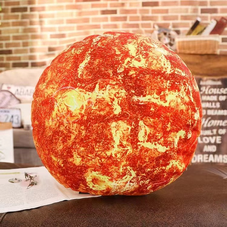 3D Planet Cushion Solar System Sun Moon Earth Decorative Pillow for Kids Room Sofa Bed Throw Pillow Gift for Boy Sun Moon Earth