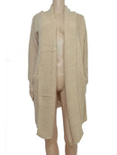 Fitshinling Fashion Winter Cardigan Female Jacket Outerwear Bohemian Pockets Knitted Sweater Long Cardigans Women Clothing Khaki