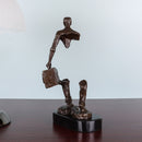 Famous Bruno Catalano Bronze Traveller Statue Sculpture Abstract Travel Man Male Figurine Collectible Art Home Decor