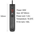 SUNSUN Aquarium Submersible Heater Fish Tank LCD Display Digital Adjustable Water Heating Rod Constant Temperature Control 500W