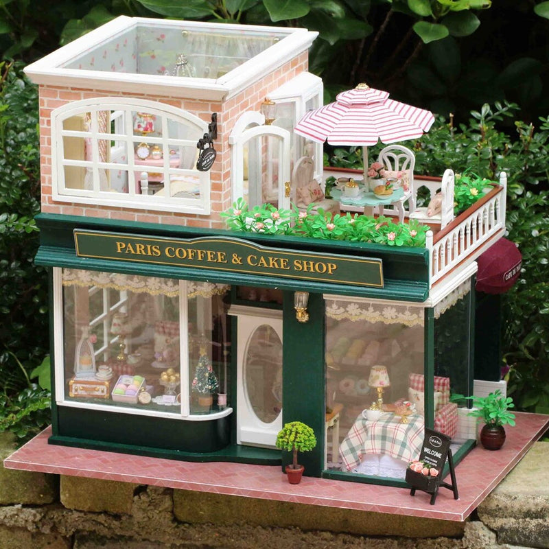 Furniture Diy Doll House Wodden Miniatura Doll Houses Furniture Kit Diy Puzzle Handmade Assemble Dollhouse Toy For Children Gift