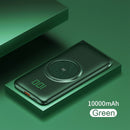 PINZHENG 20000mAh Wireless Charger Power Bank Built-in 4 Cables 10000mAh Powerbank Portable External Battery Charger For iPhone