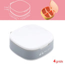 Tcare, organizador de pastillas de viaje, caja de pastillas a prueba de humedad para monedero de bolsillo, pastillero diario, contenedor portátil para medicamentos y vitaminas