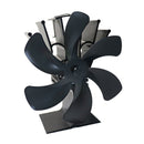 Home Fireplace 4/5 Blades Heat Powered Stove Fan Low Noise Electric Stove Fan Effectively Dispersing Warm Air for Fireplace