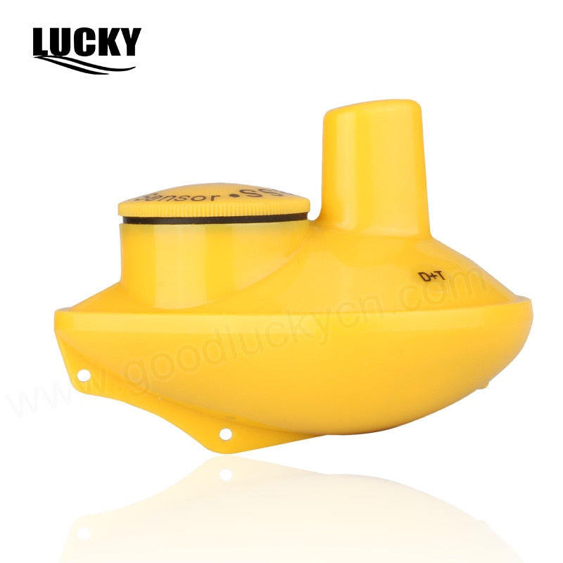 LUCKY Original FFw718 FF518 buscador de peces Sensor de Sónar remoto inalámbrico 45M buscador de pesca de profundidad de agua herramientas de uso transductor de Sónar