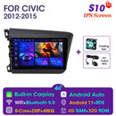 Vtopek 9" 4G Carplay DSP 2din Android 11.0 Car Radio Multimidia Video Player Navigation GPS For HONDA CIVIC 2012-2015 Head Unit