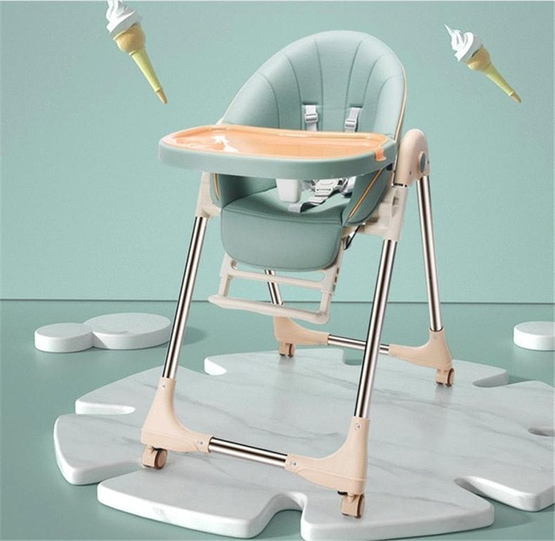 Baby dining chair foldable multifunctional infant seat seat dining table kids table baby high chair