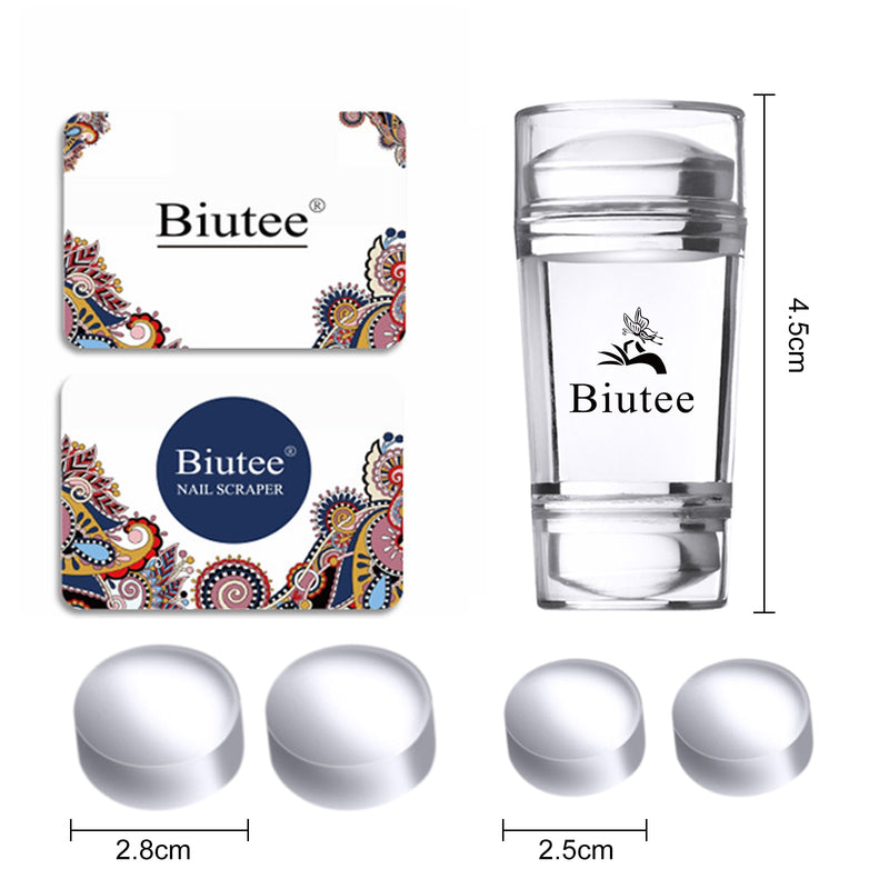 Biutee 8Colors Kit Nail Stamping Gel Polish Set 8ml Stamp Print Oil UV Gel Vanish Soak Off Varnish For Nail Art Stamping Plates