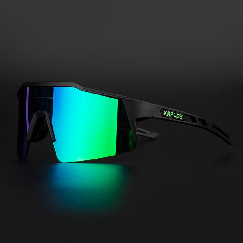 Gafas deportivas UV400, gafas deportivas para bicicleta de montaña, gafas para ciclismo al aire libre, gafas de sol para hombre, gafas de sol para ciclismo, gafas de sol MTB, 1 lente