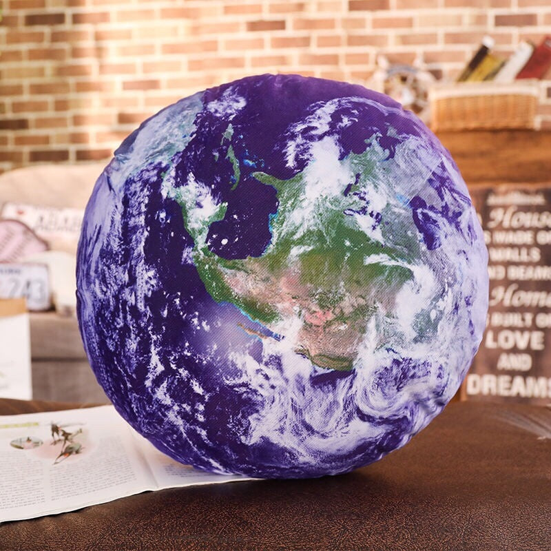 3D Planet Cushion Solar System Sun Moon Earth Decorative Pillow for Kids Room Sofa Bed Throw Pillow Gift for Boy Sun Moon Earth