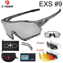 Gafas de ciclismo x-tiger, gafas de sol fotocromáticas polarizadas para ciclismo, gafas de bicicleta de montaña, gafas de protección para ciclismo de montaña, gafas